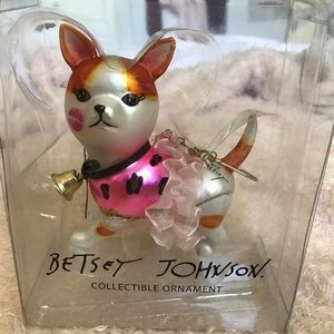 Betsey Johnson Dog Ornament